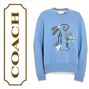 Coach x Selena Gomez bunny sweatshirt S $500- Easter